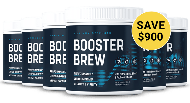 Booster Brew 6 jars — 180-day supply
